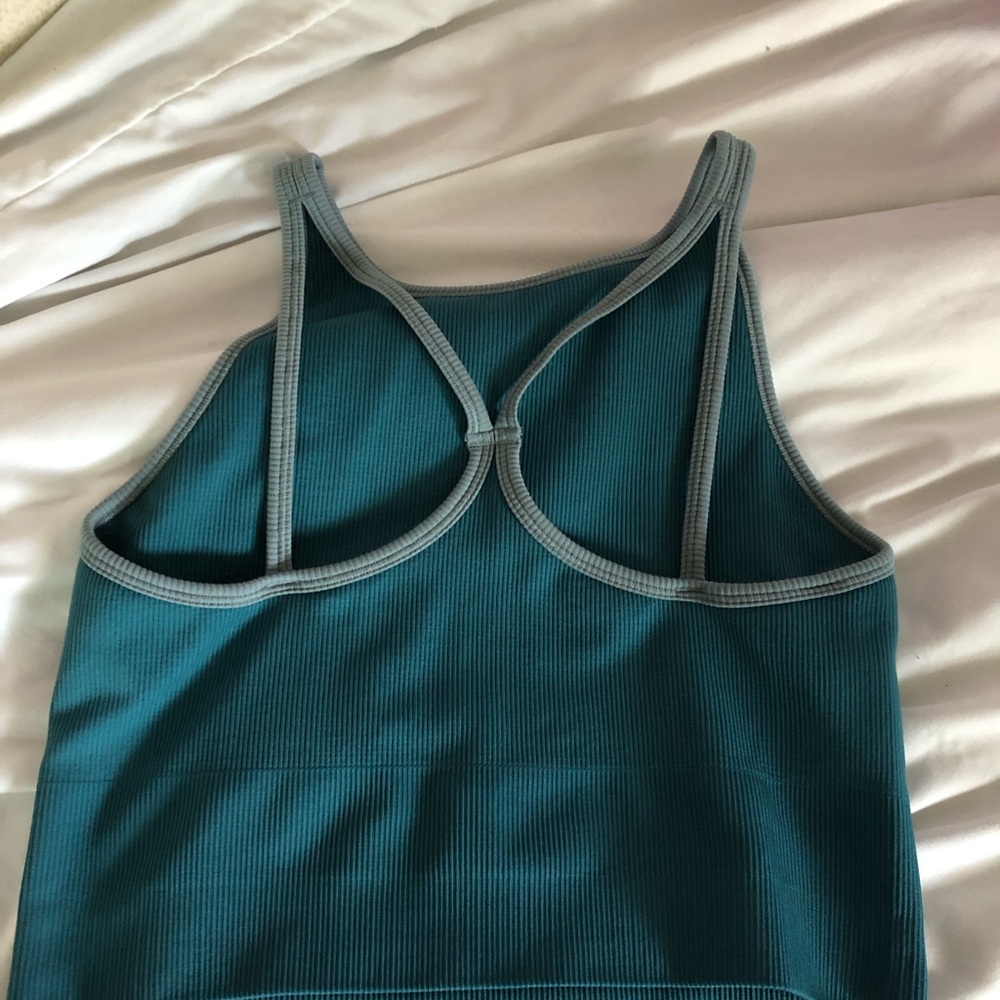 Athleta Aurora high neck crop tank